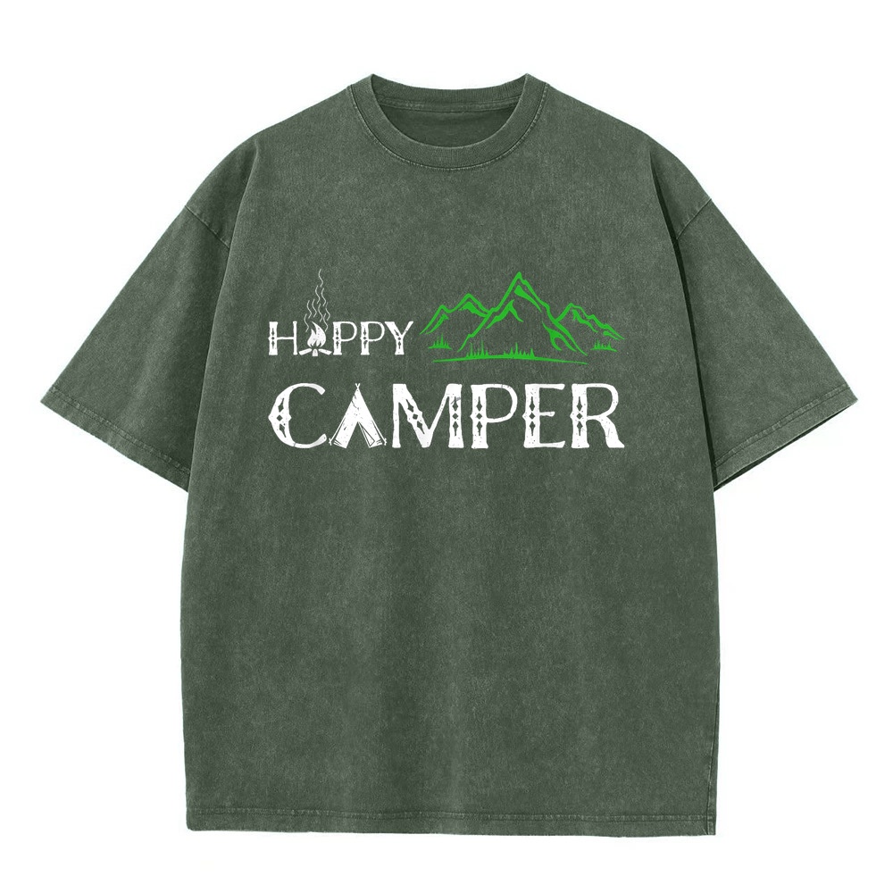 Summer Clothing Women Canada - Happy Camper Camping T-Shirt for Men