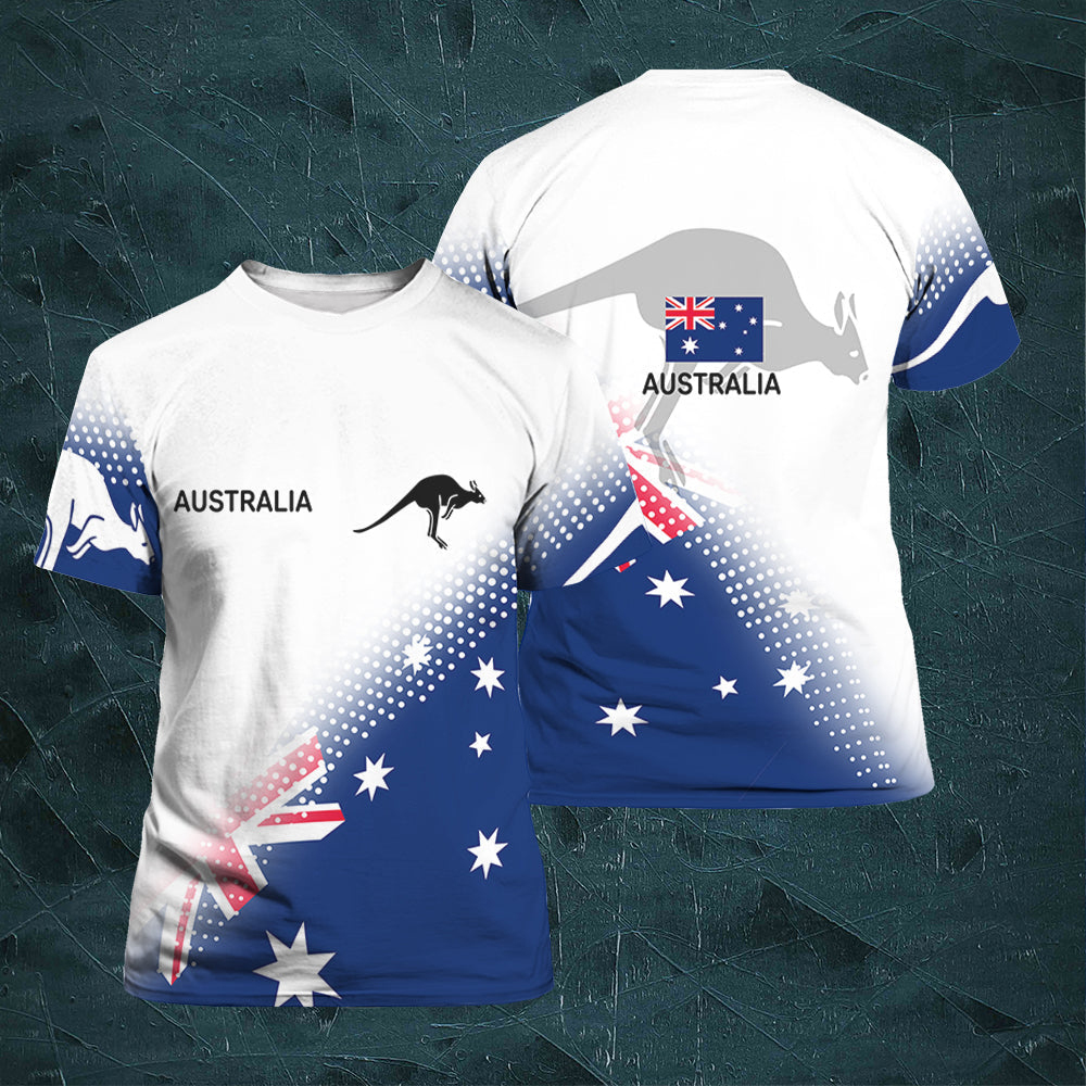 Summer Clothing Women Australia - Australia T-Shirts Australian Flag 3D Print