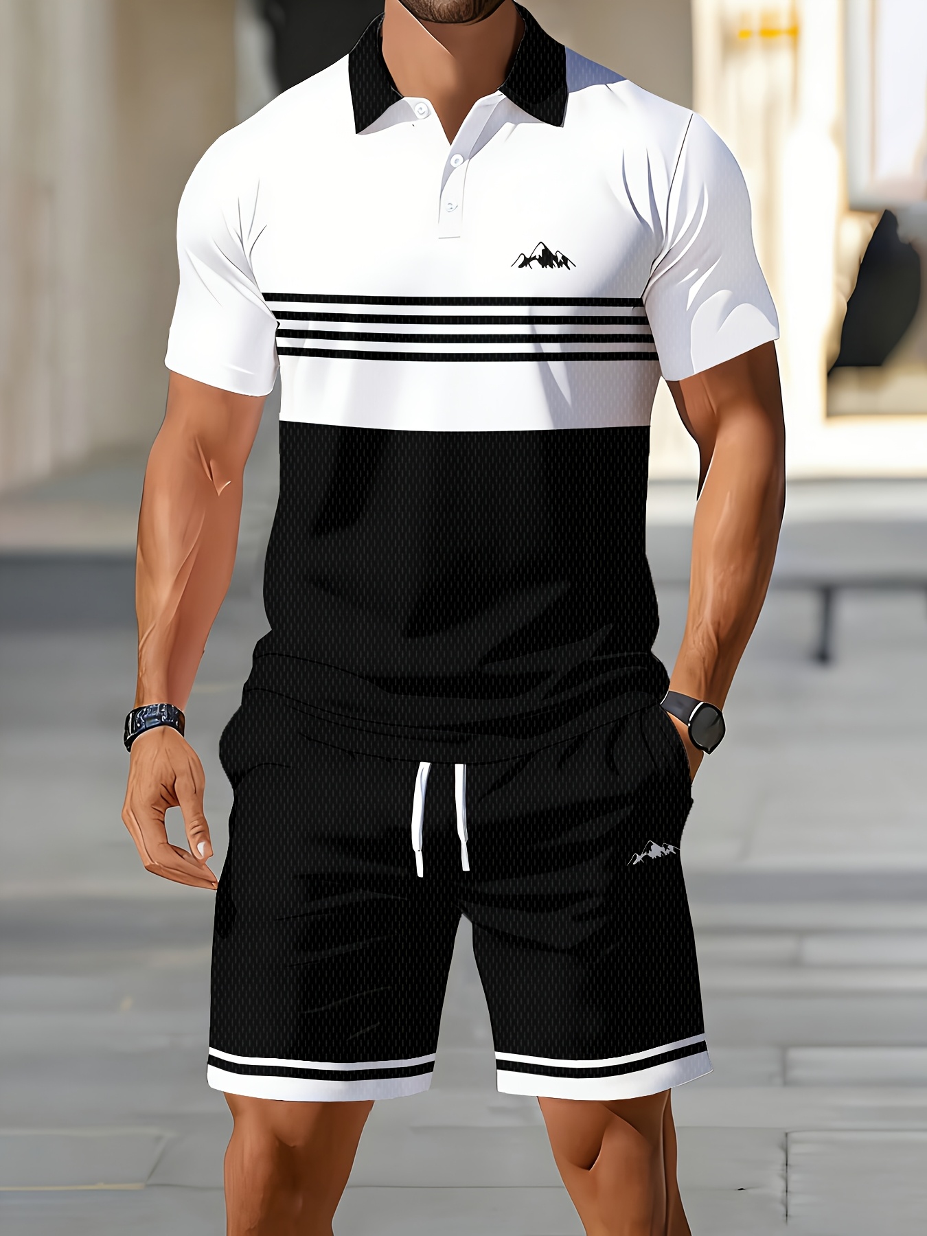 Summer Clothing Design - 2026 Summer Men's Polo Shirt Set