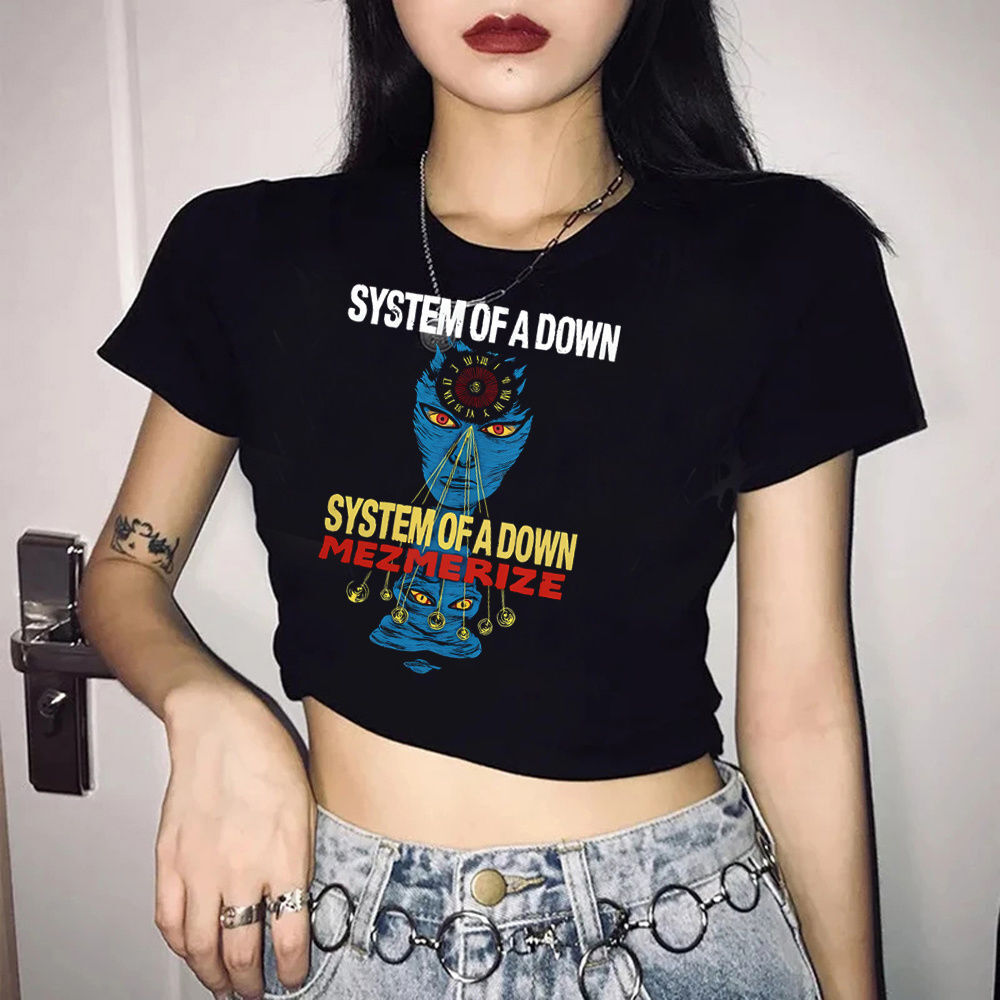 System of a Down crop top crop - Summer Grunge Clothing recension och pris