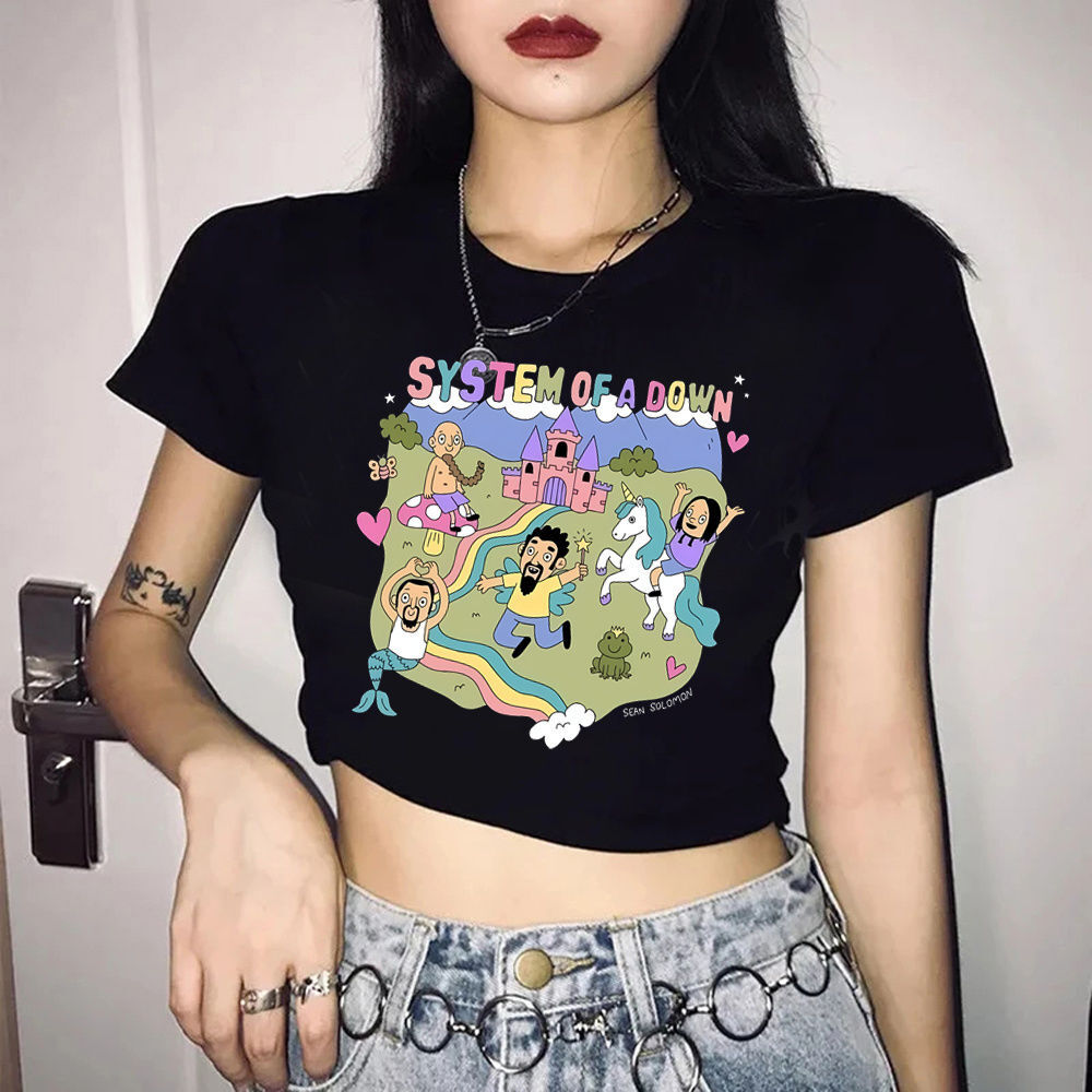 System of a Down crop top crop - Summer Grunge Clothing recension och pris