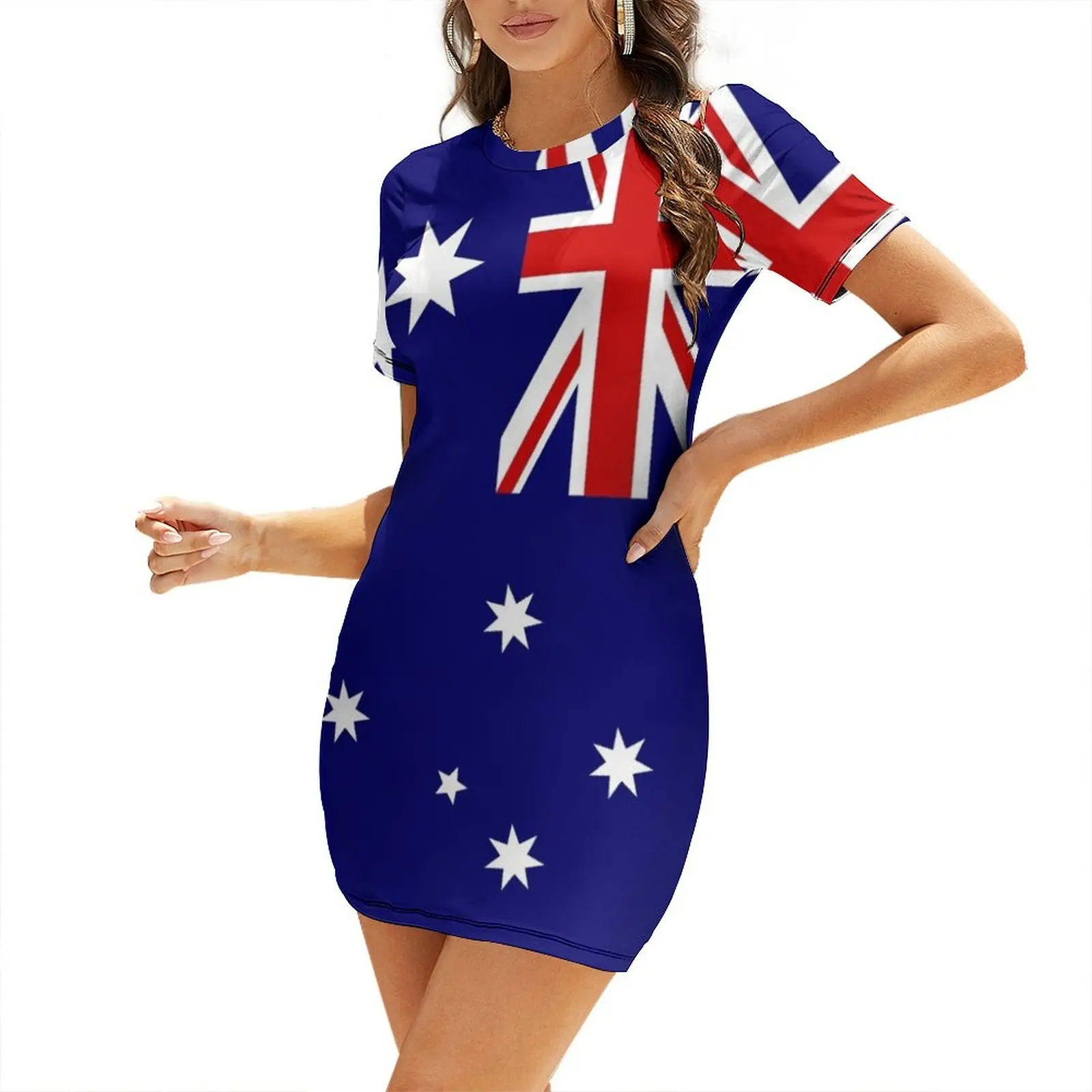 Australia Day Short-Sleeved Dr - Summer Clothing Women Australia recension och pris