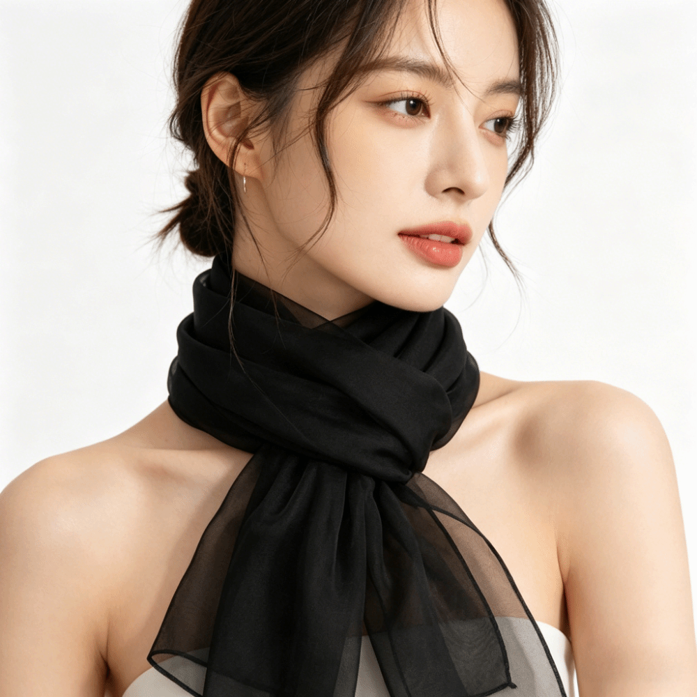 Solid Color Thin Shawl Chiffon - Sarong Pareo Wrap recension och pris
