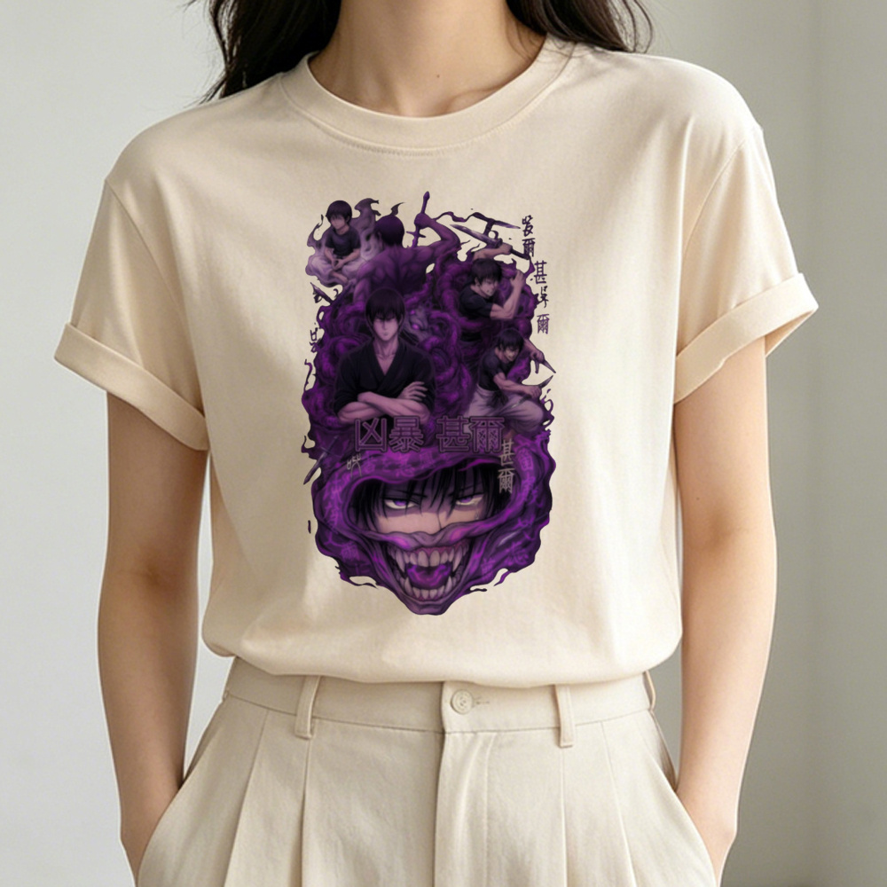 Jujutsu Kaisen t-shirt shoujo  - Summer Grunge Clothing recension och pris
