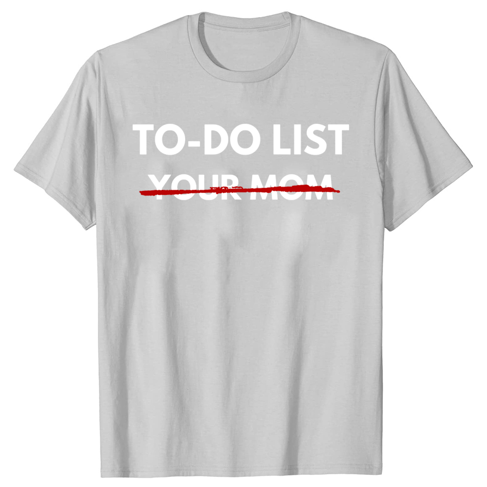 Funny To Do List Your Mom T-sh - Summer Clothing List recension och pris