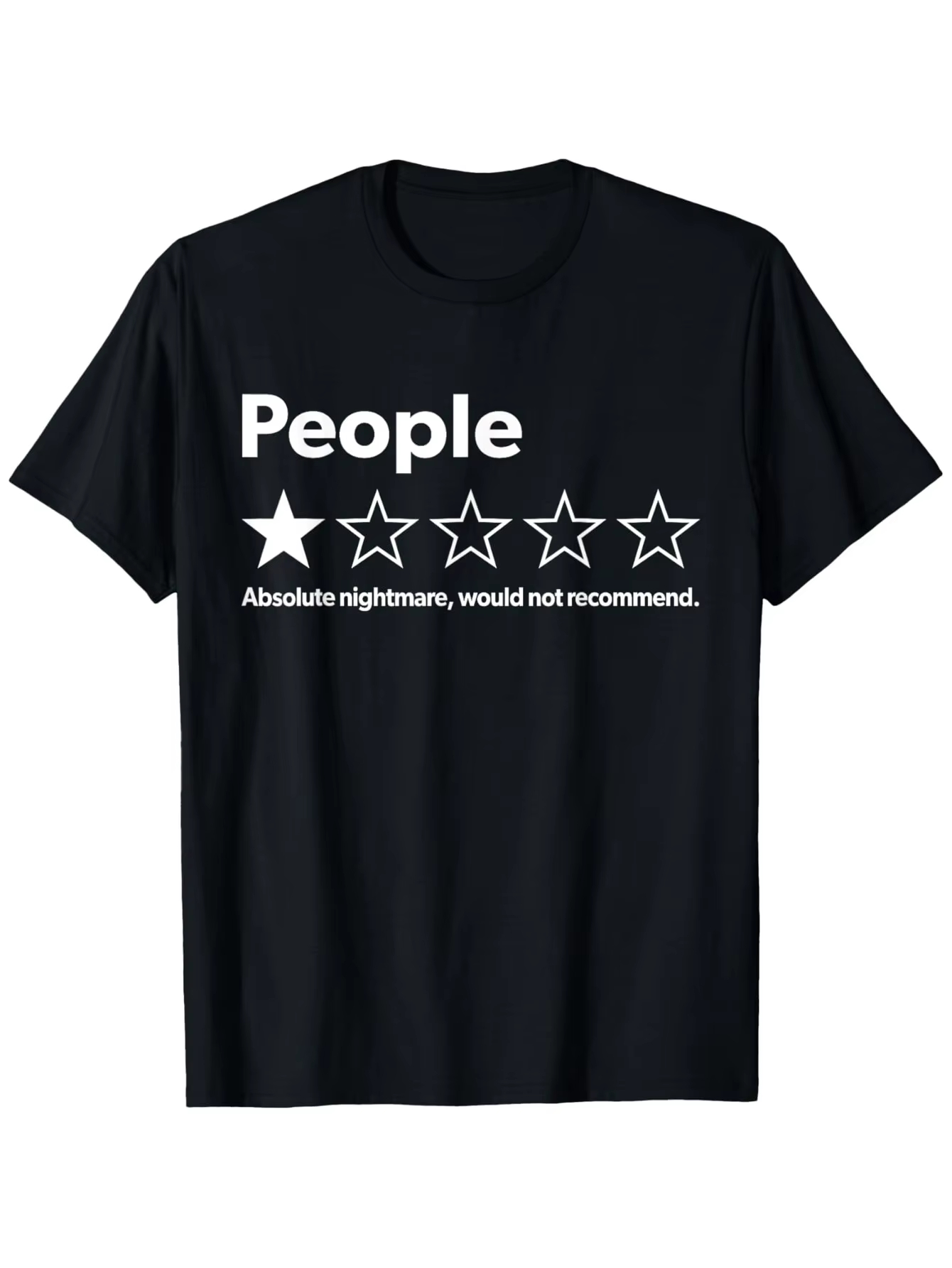 Funny T-shirt Review: One-star - Summer Clothing Recommendations recension och pris