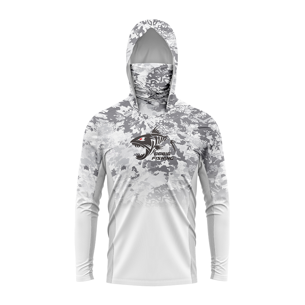 UPF50+ Hooded Fishing Shirt Bu - Summer Outdoor Clothing recension och pris