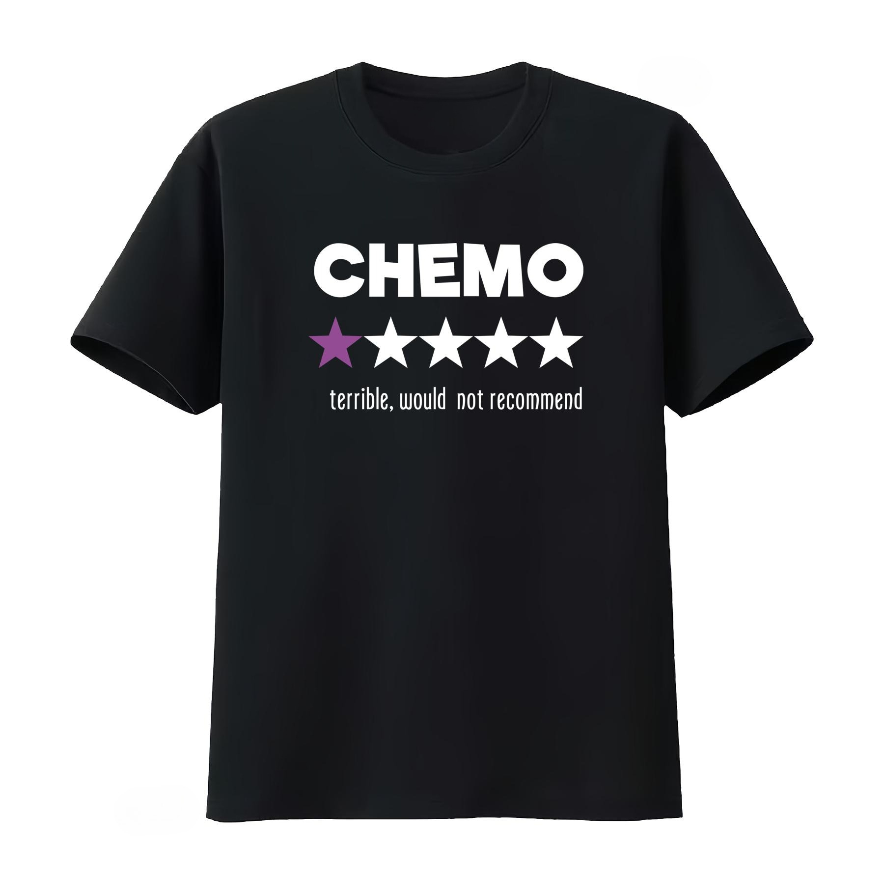 Funny Chemo T-Shirt with Star  - Summer Clothing Recommendations recension och pris