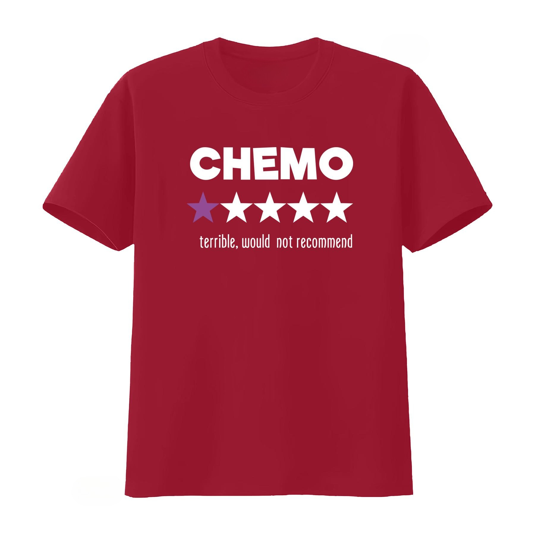 Funny Chemo T-Shirt with Star  - Summer Clothing Recommendations recension och pris