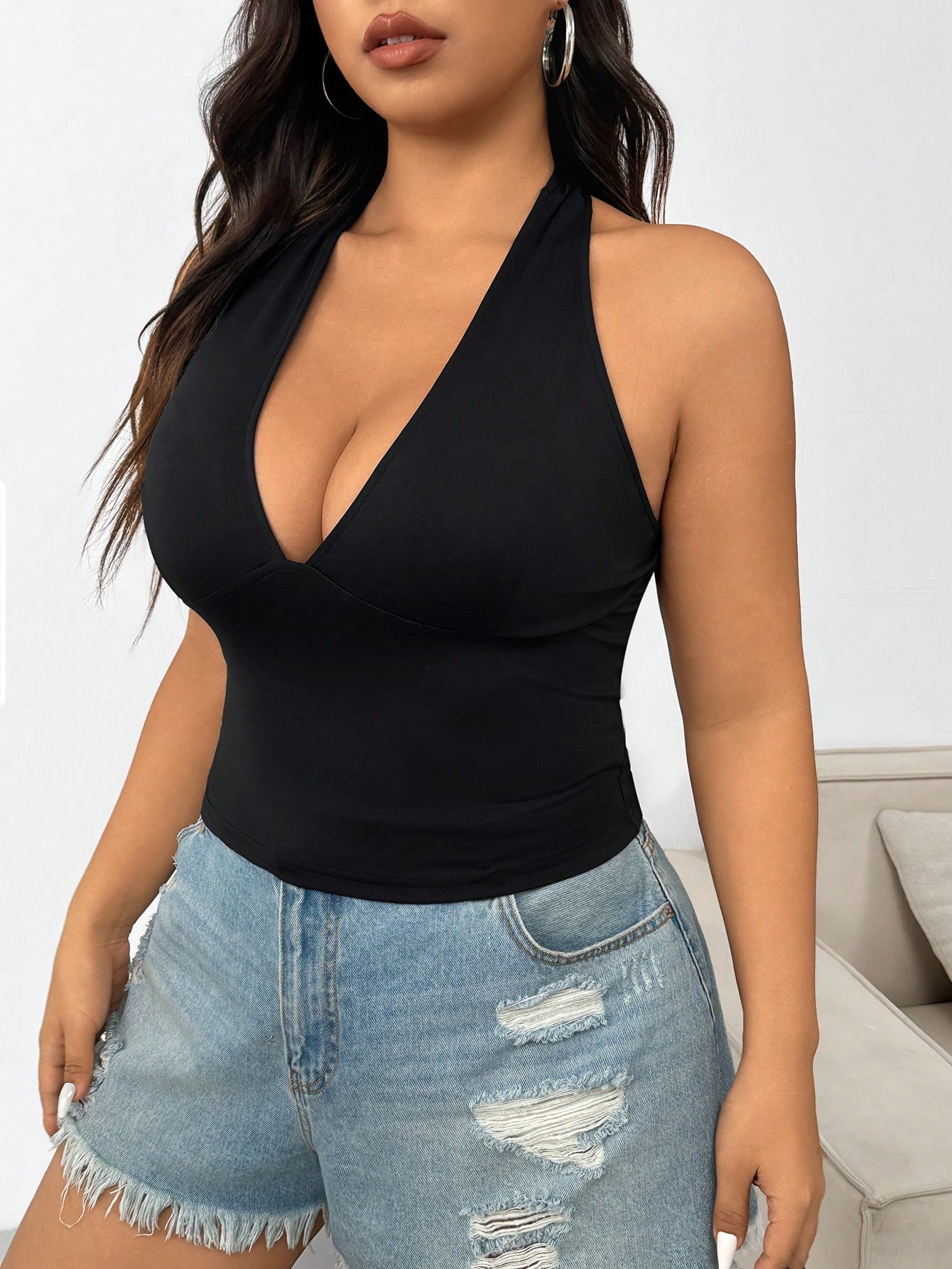 New Fashion Solid Color Plus S - Summer Clothing Clearance recension och pris