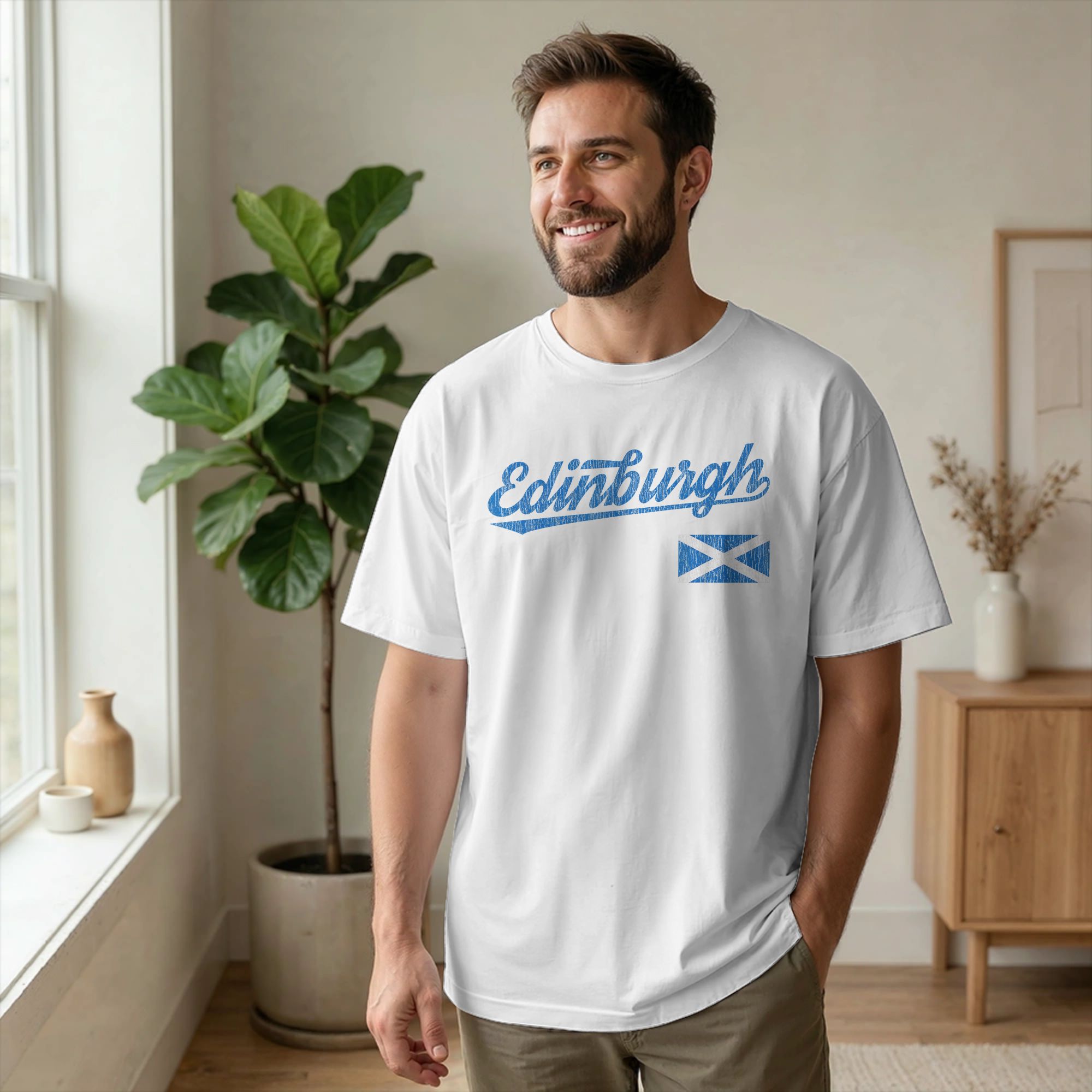 Men Edinburgh Scotland United  - Summer Clothing Edinburgh recension och pris