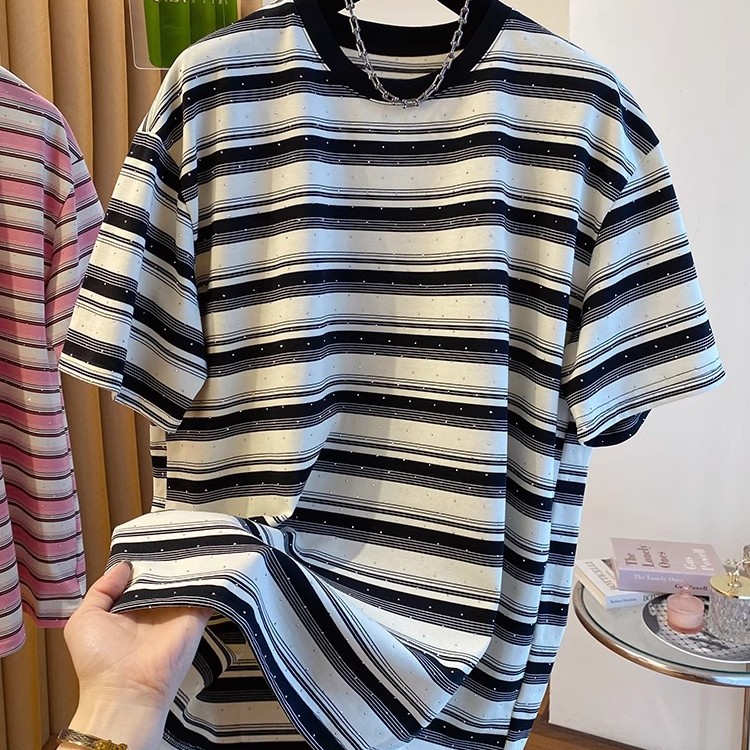 Unisex Pure Cotton Striped Sho - Summer Clothing Outlet recension och pris