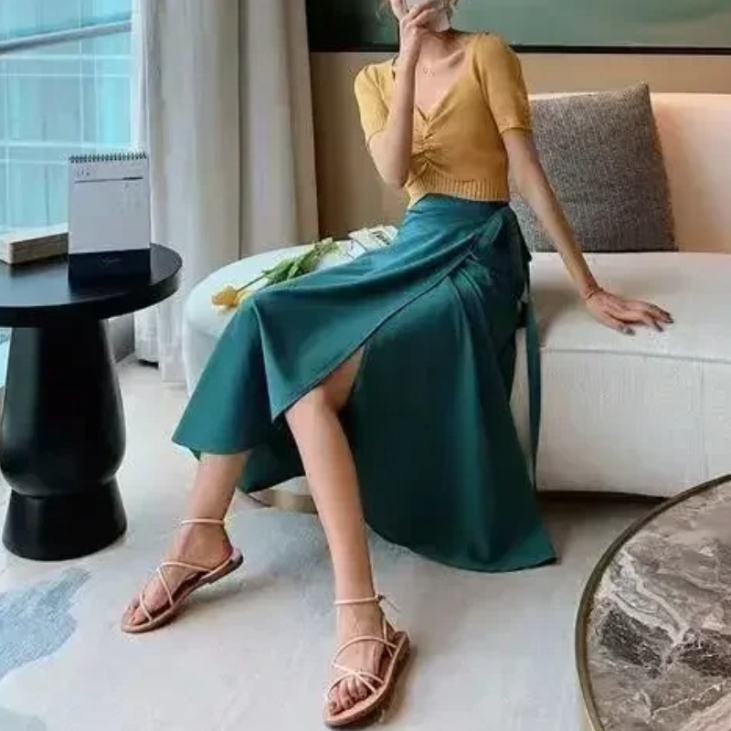 Women Floral Print Chiffon Ski - Sarong Pareo Wrap recension och pris