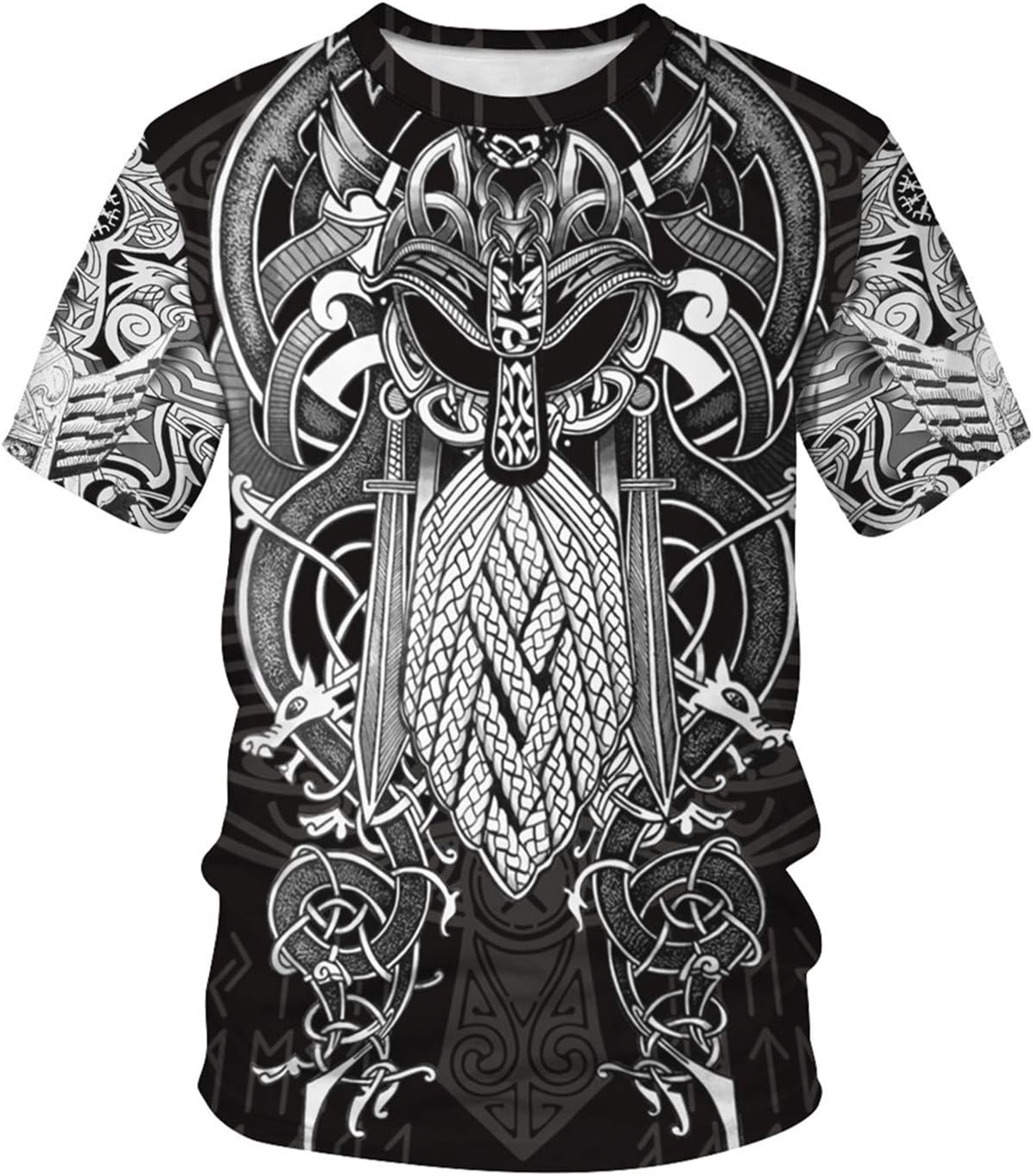 Men's Vikings T Shirt Tops Nov - Summer Viking Clothing recension och pris