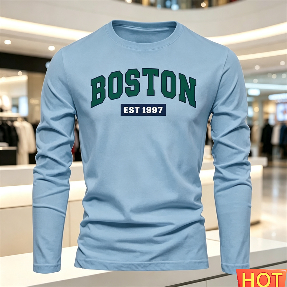 Autumn Summer Men's long sleev - Summer Knit Clothing recension och pris