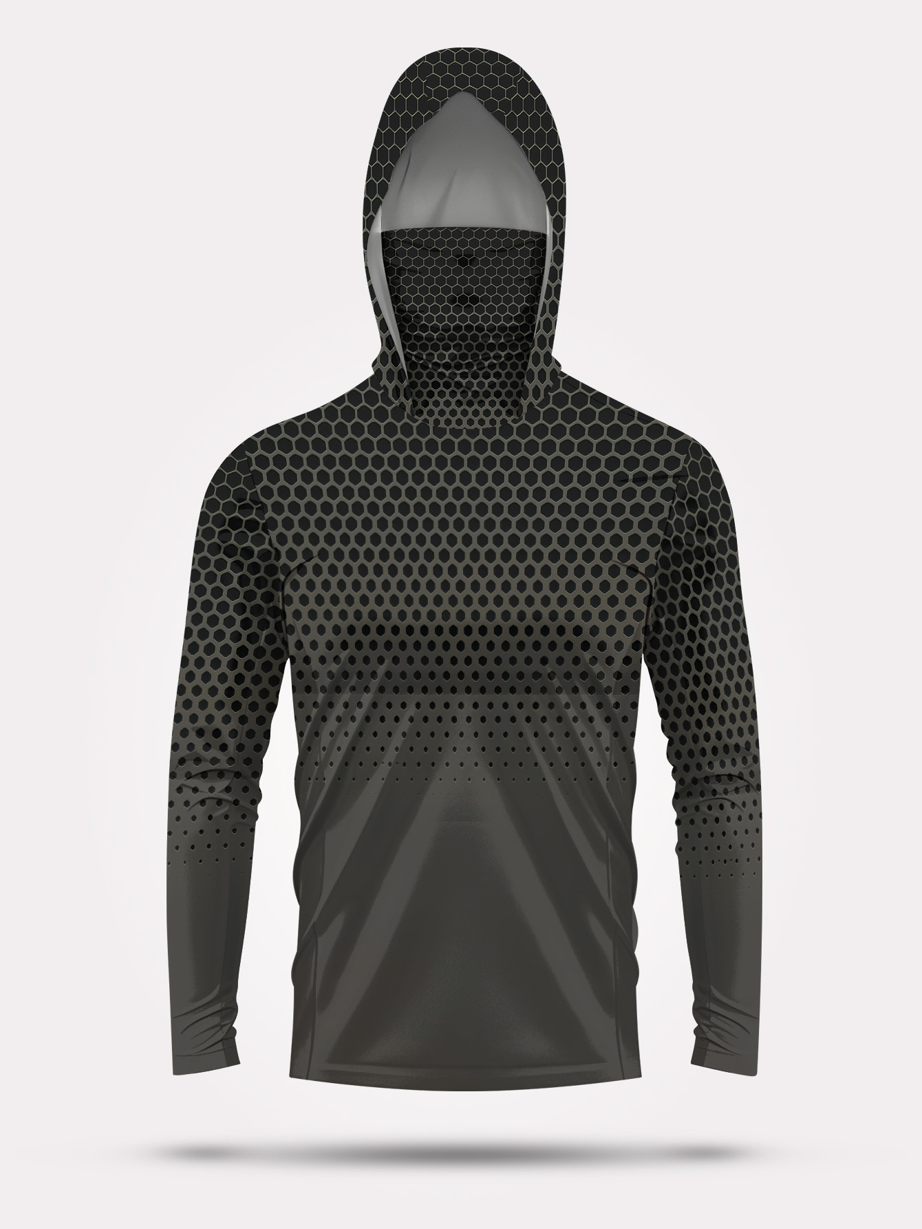 Men Hood Fishing Shirt long sl - Summer Knit Clothing recension och pris