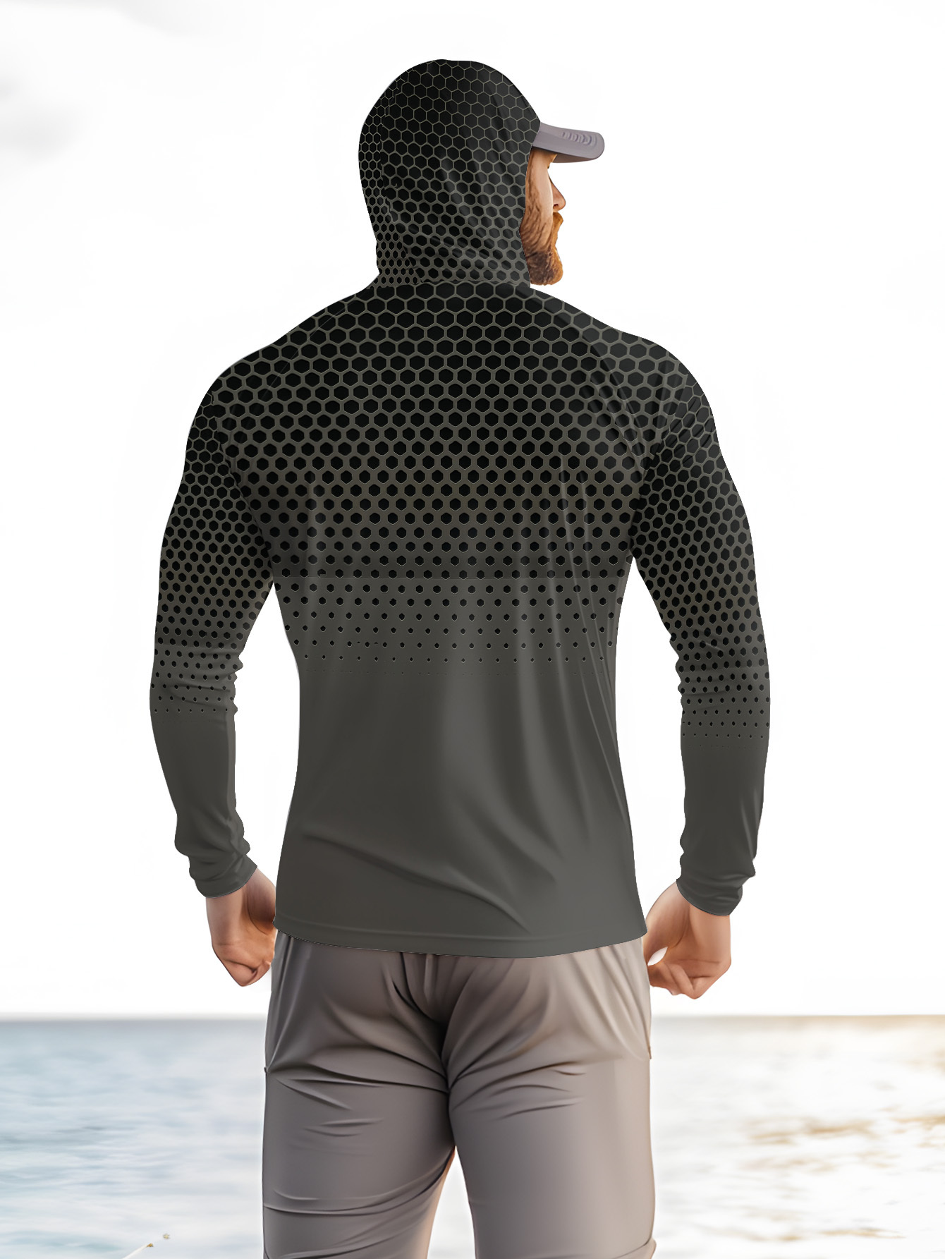 Men Summer UPF50+ Fishing Hood - Summer Outdoor Clothing recension och pris