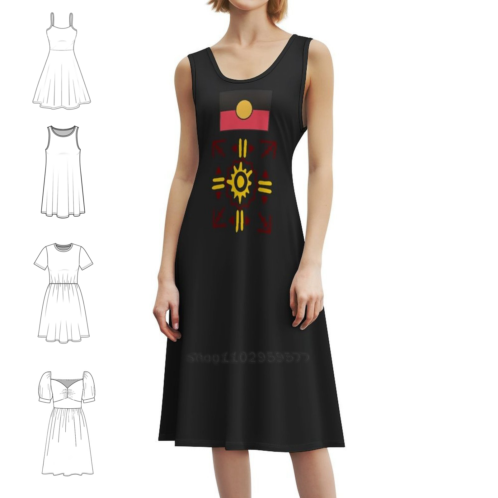 Aboriginal Preppy Style Mini D - Summer Clothing Women Australia recension och pris