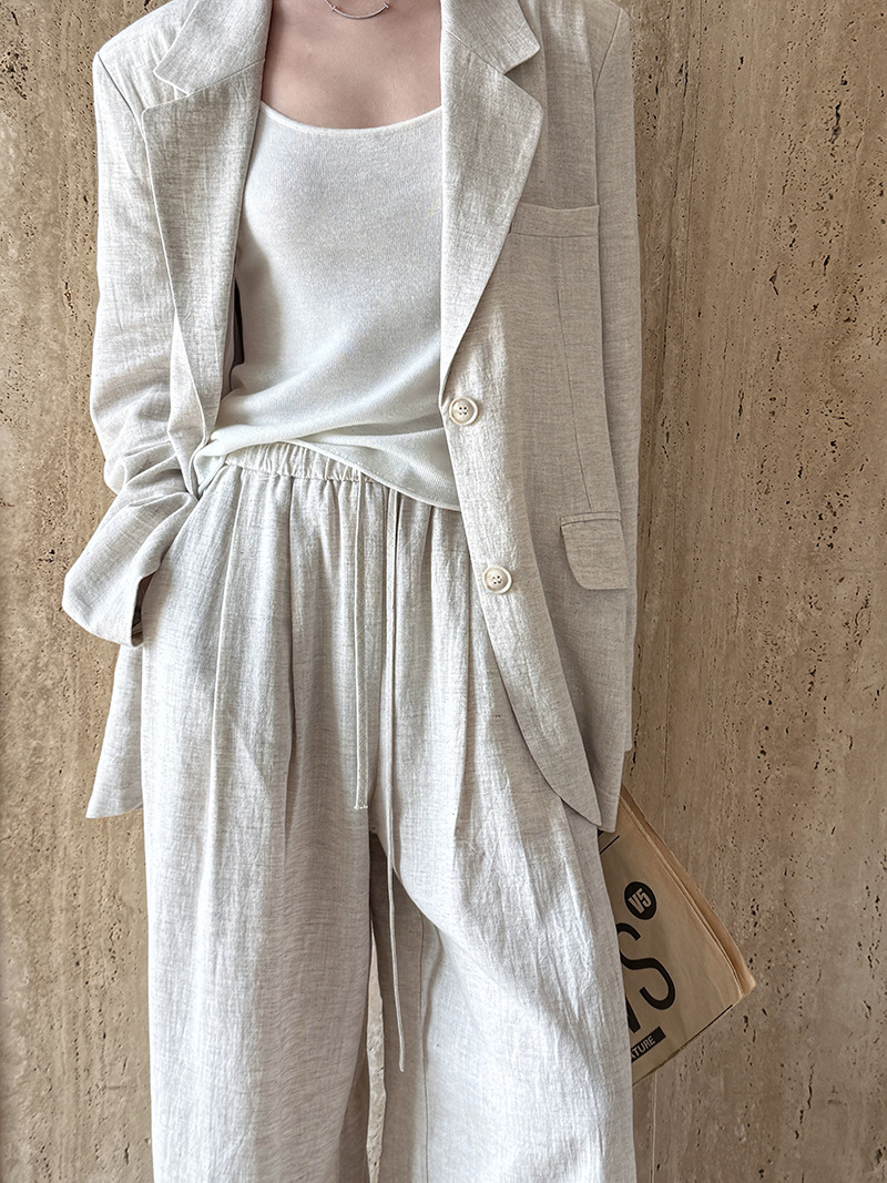 Autumn Hig-end Linen Material  - Summer Clothing Material recension och pris