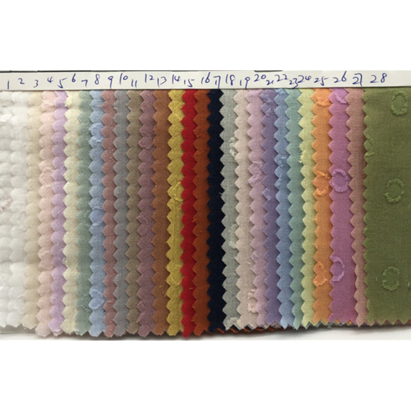 Solid Washed Cotton Polka Dot  - Summer Clothing Material recension och pris