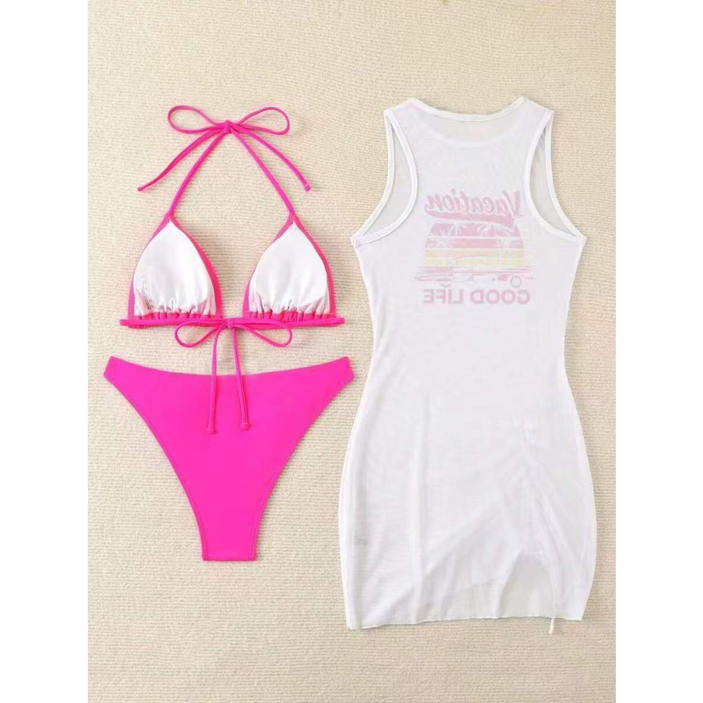 3pcs Set Women Swimsuit Dress  - Summer Clothing Colors recension och pris
