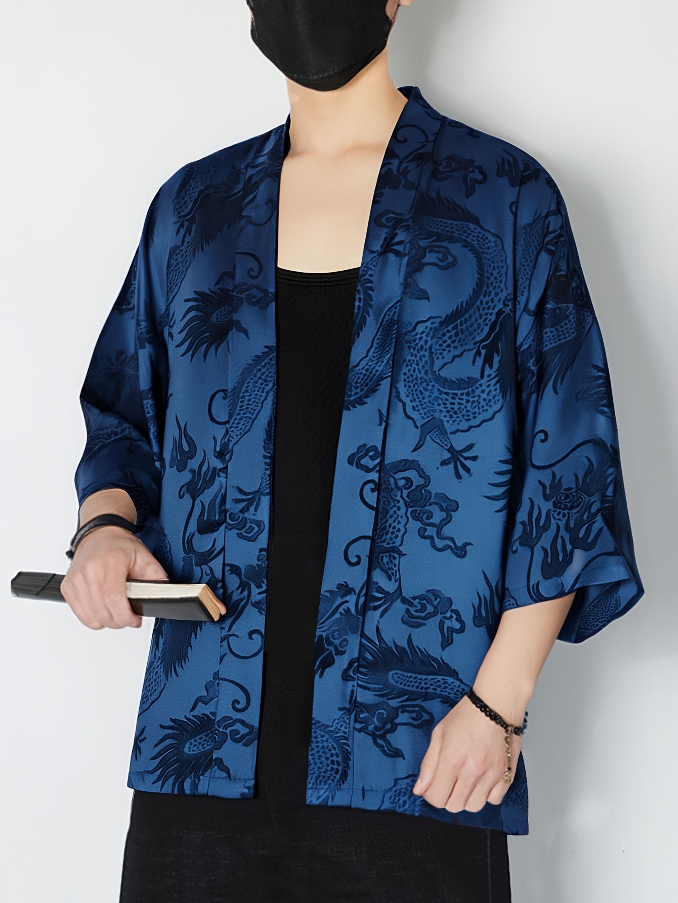 2026 Summer Men's Kimono 3D Pr - Summer Clothing Design recension och pris