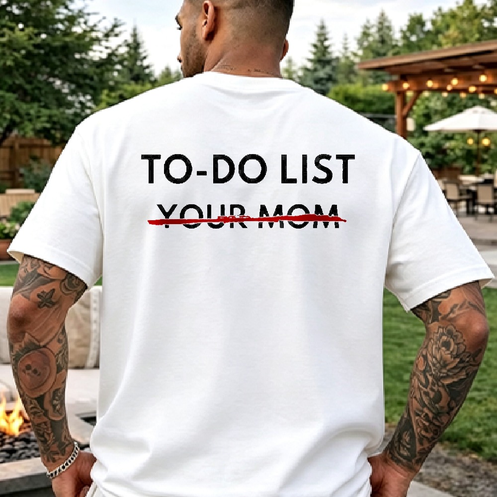Funny To Do List Your Mom T Sh - Summer Clothing List recension och pris