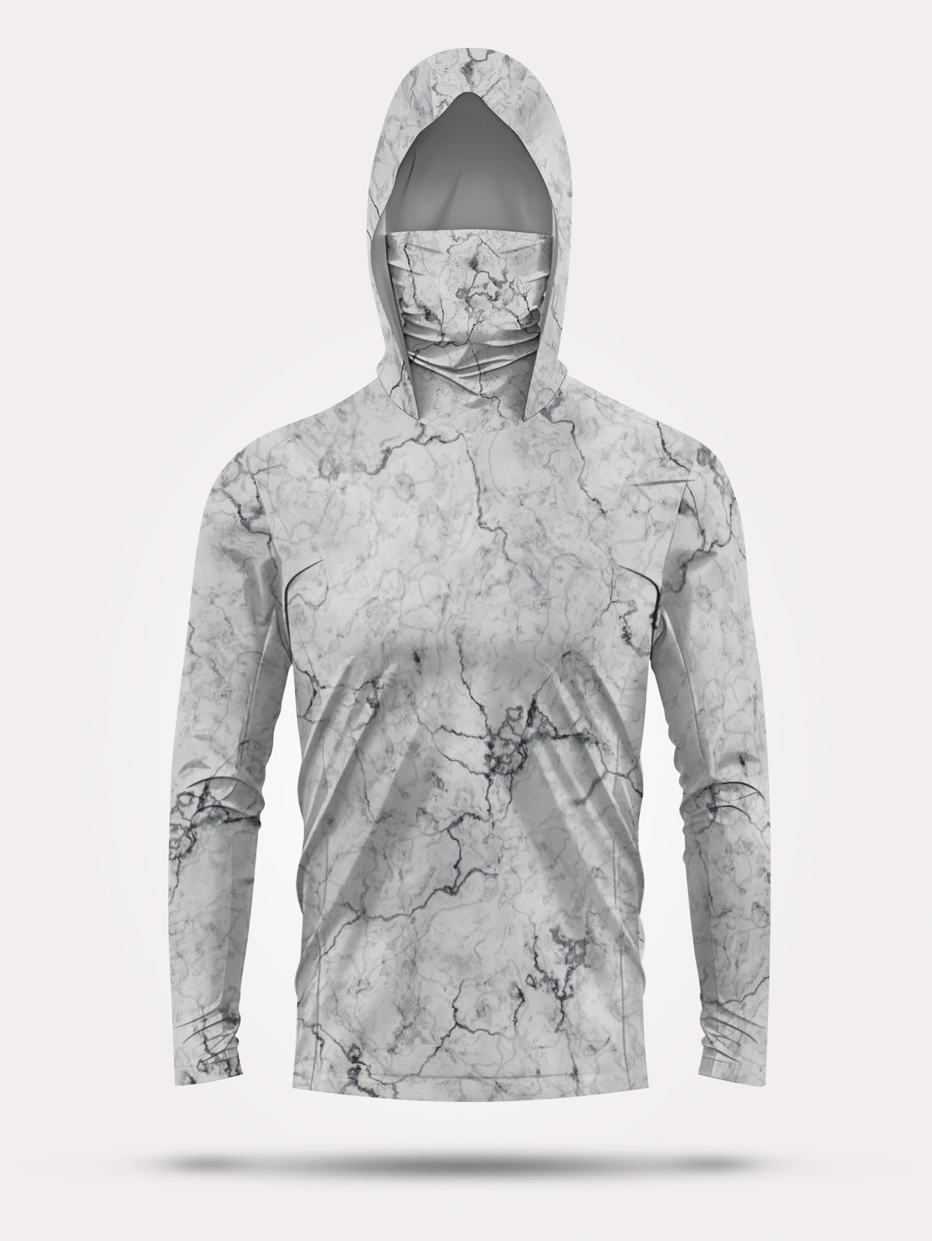 Men Hood Fishing Shirt long sl - Summer Knit Clothing recension och pris