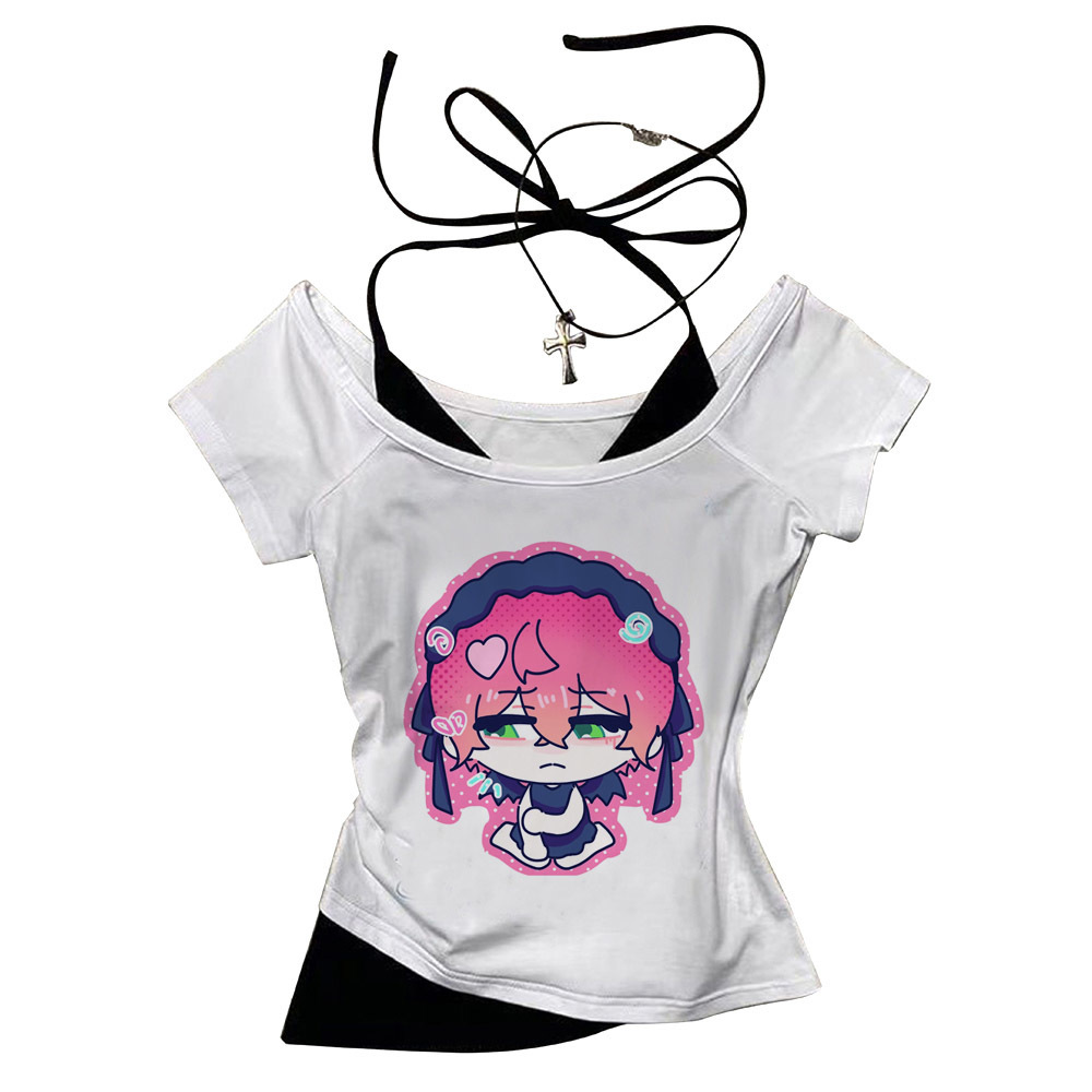 Alien Stage crop top girl goth - Summer Grunge Clothing recension och pris