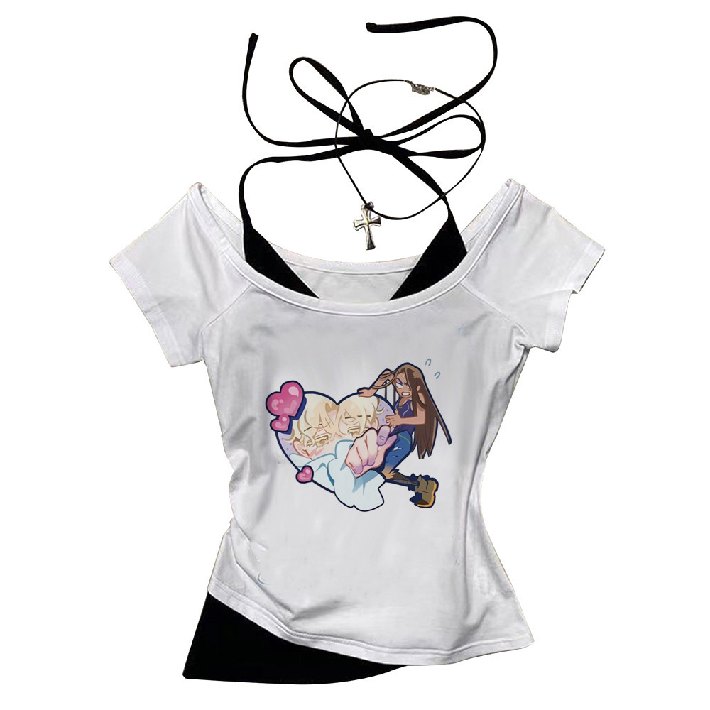 Alien Stage crop top girl goth - Summer Grunge Clothing recension och pris