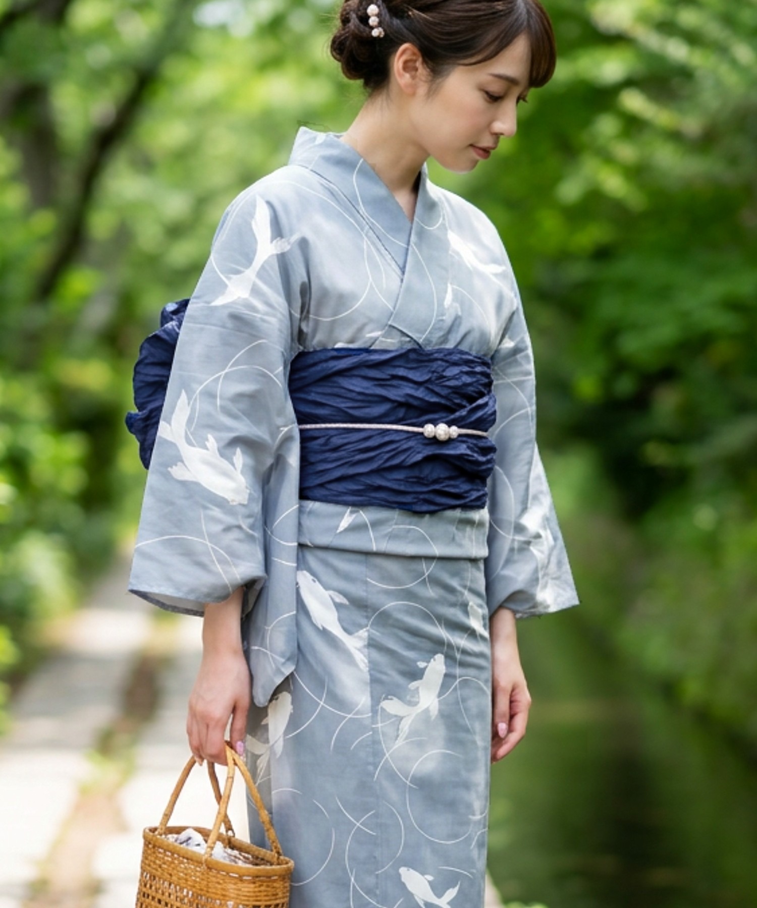 Traditional Yukata Kimono Cott - Summer Clothing Material recension och pris