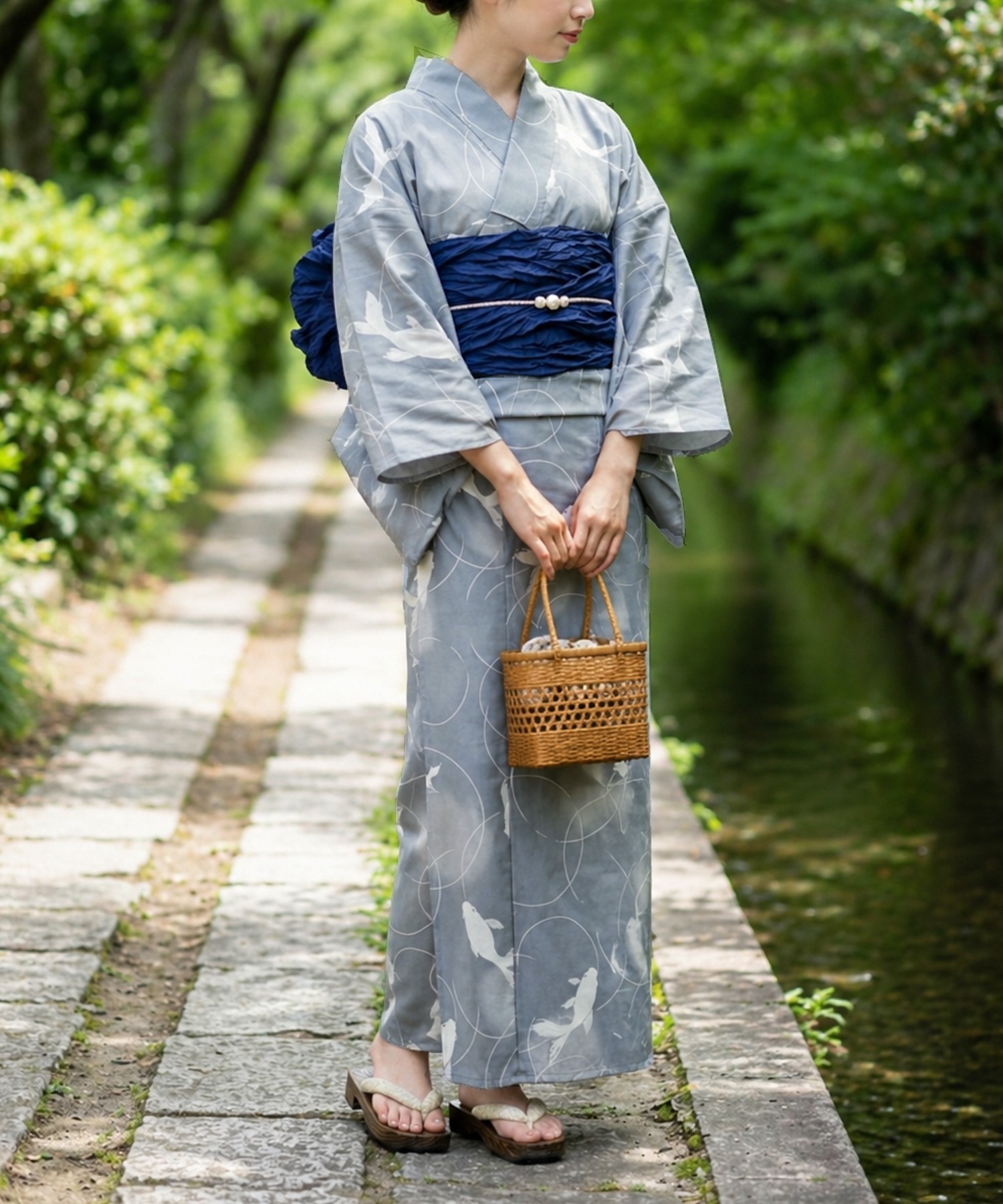 Traditional Yukata Kimono Cott - Summer Clothing Material recension och pris