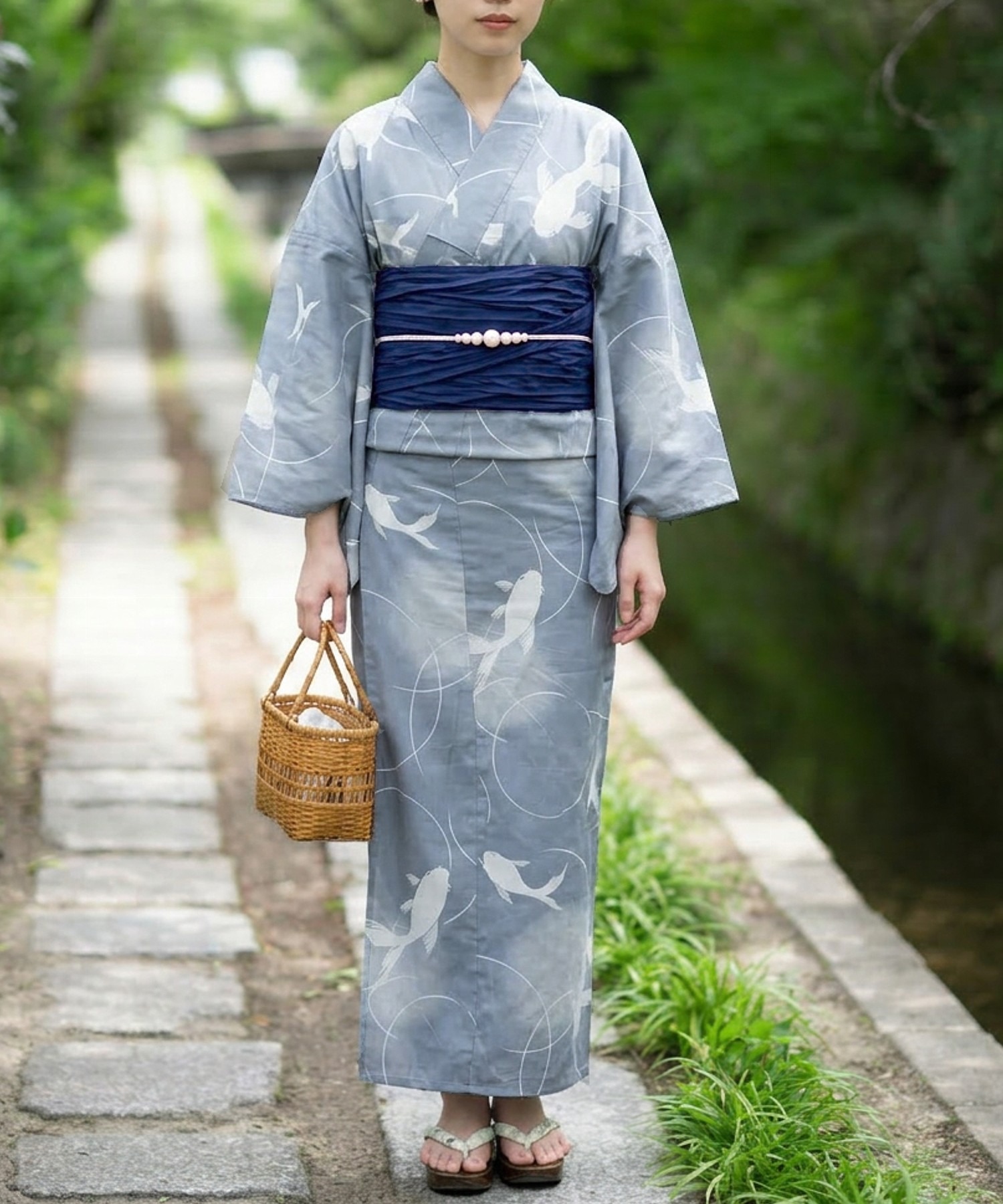 Traditional Yukata Kimono Cott - Summer Clothing Material recension och pris