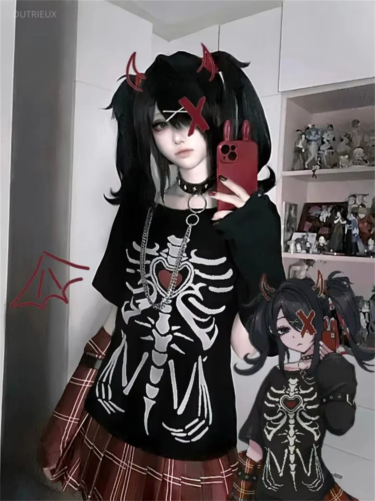 Japanese Summer Fairy Skeleton - Summer Grunge Clothing recension och pris