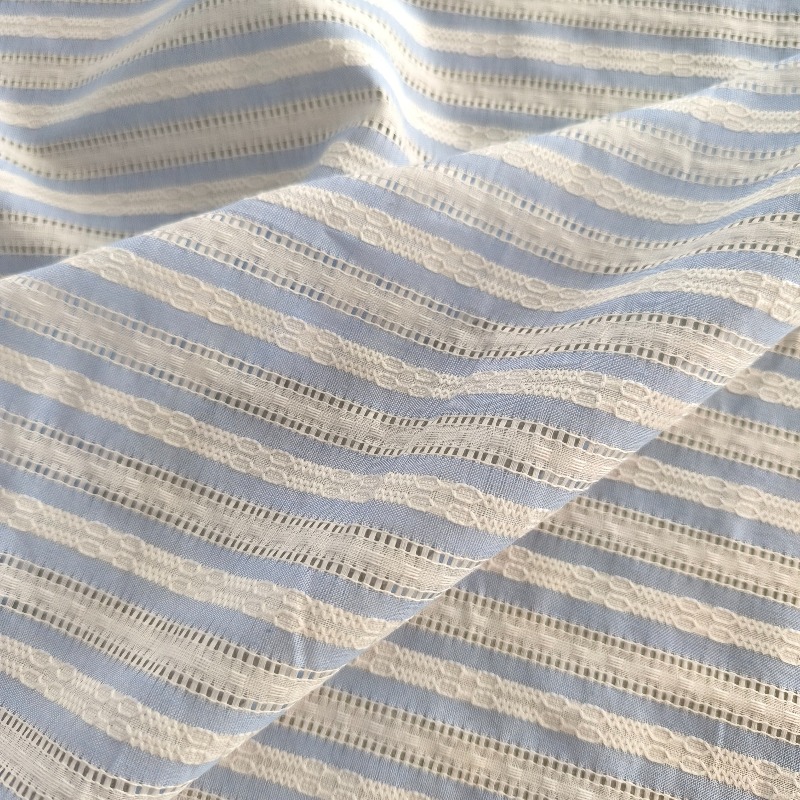 Korean Style Striped Openwork  - Summer Clothing Material recension och pris