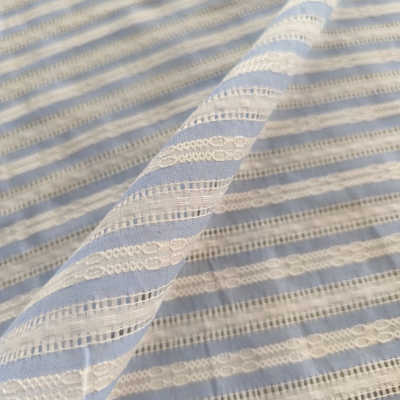 Korean Style Striped Openwork  - Summer Clothing Material recension och pris