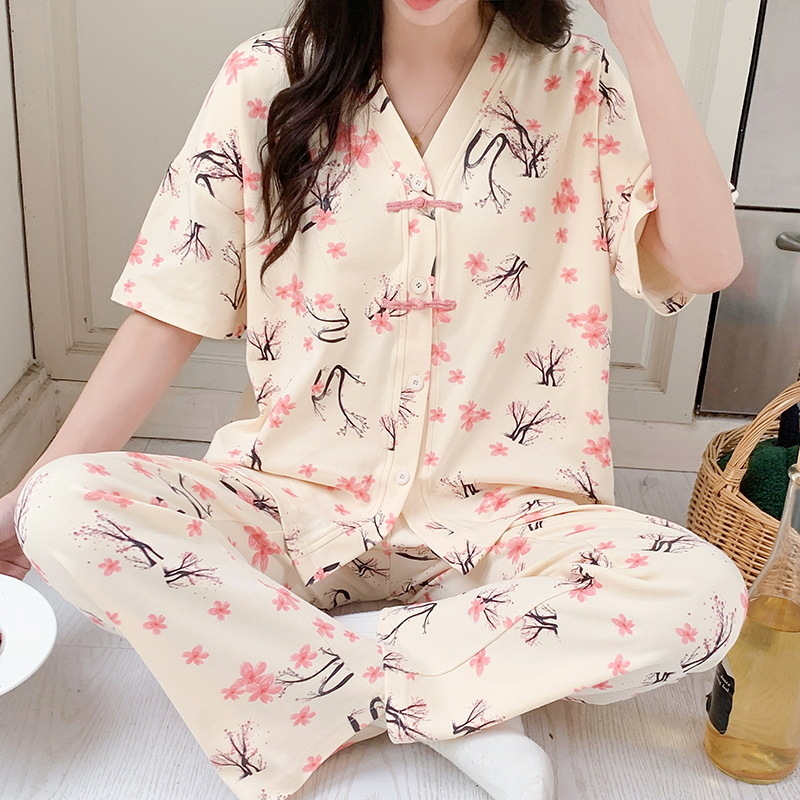 Women Pajamas Sets Spring Spri - Summer Clothing Young Women recension och pris