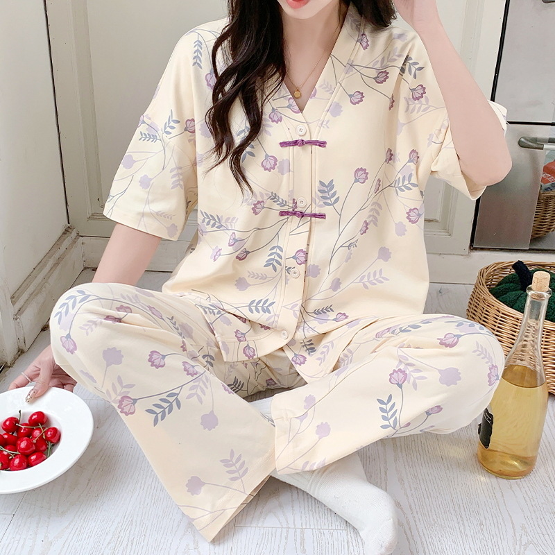 Women Pajamas Sets Spring Spri - Summer Clothing Young Women recension och pris