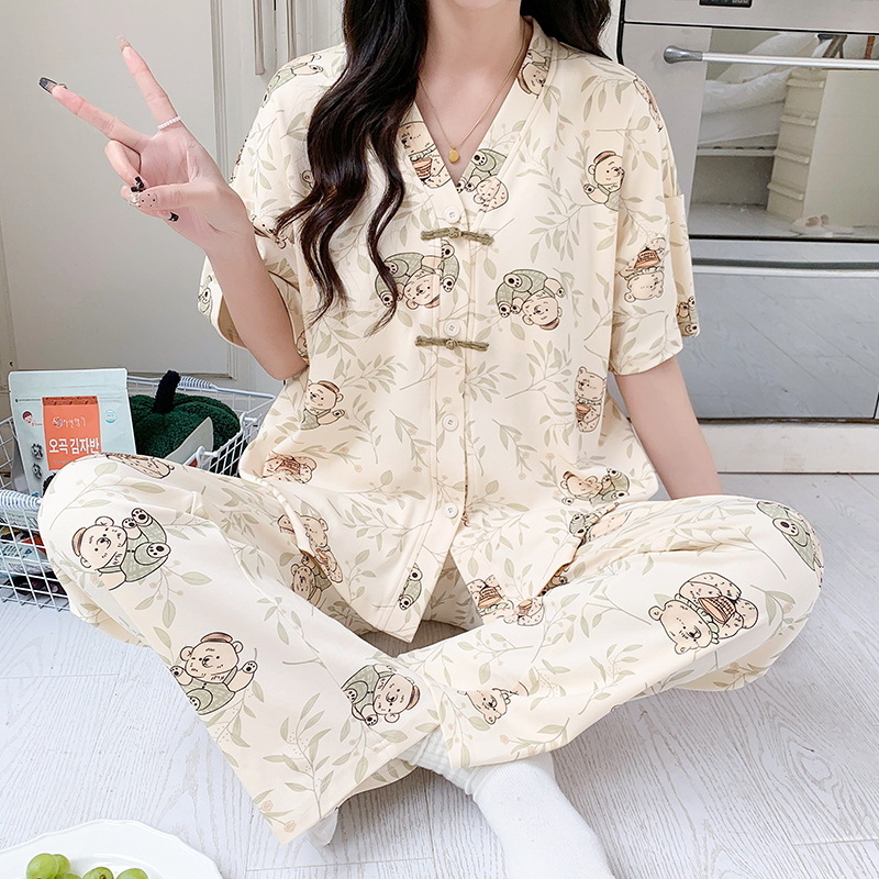 Women Pajamas Sets Spring Spri - Summer Clothing Young Women recension och pris
