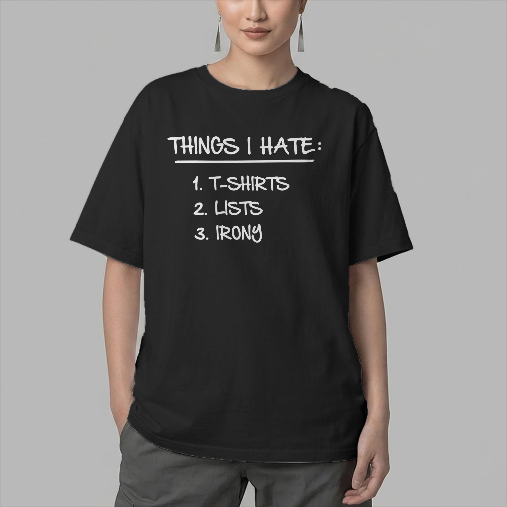 List of Ironic Things I Hate T - Summer Clothing List recension och pris