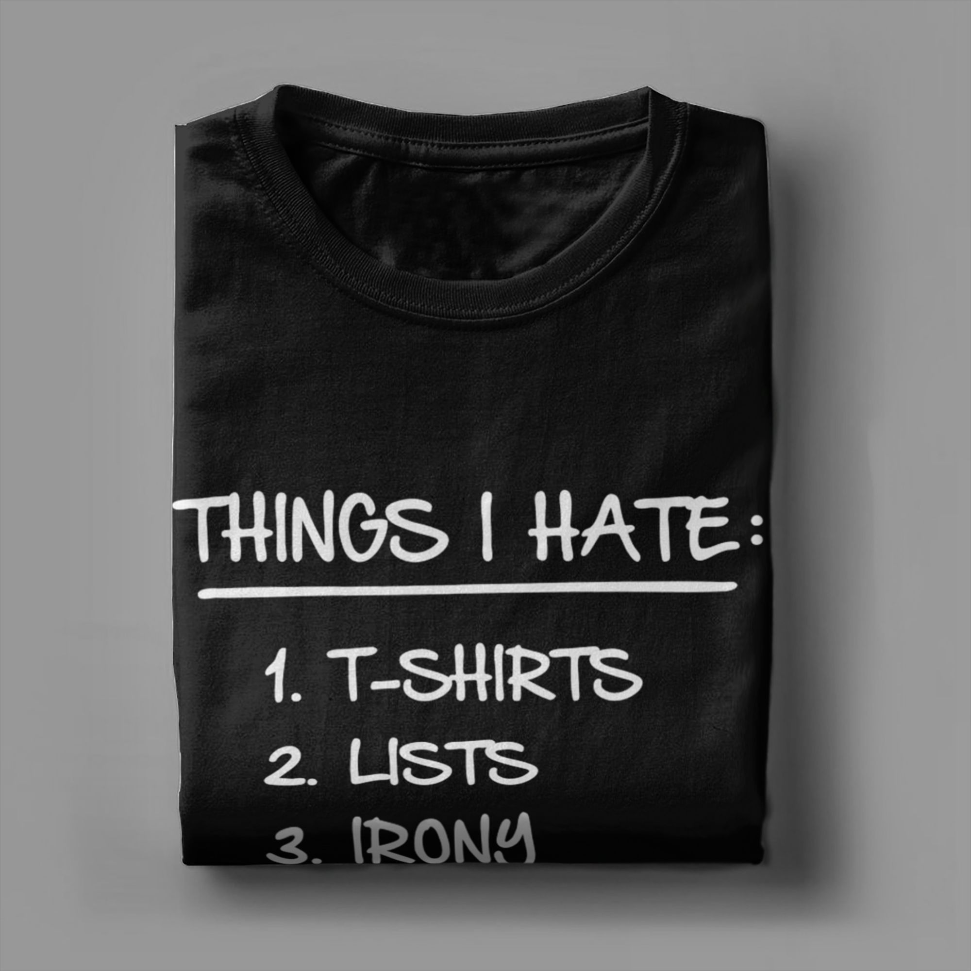 List of Ironic Things I Hate T - Summer Clothing List recension och pris