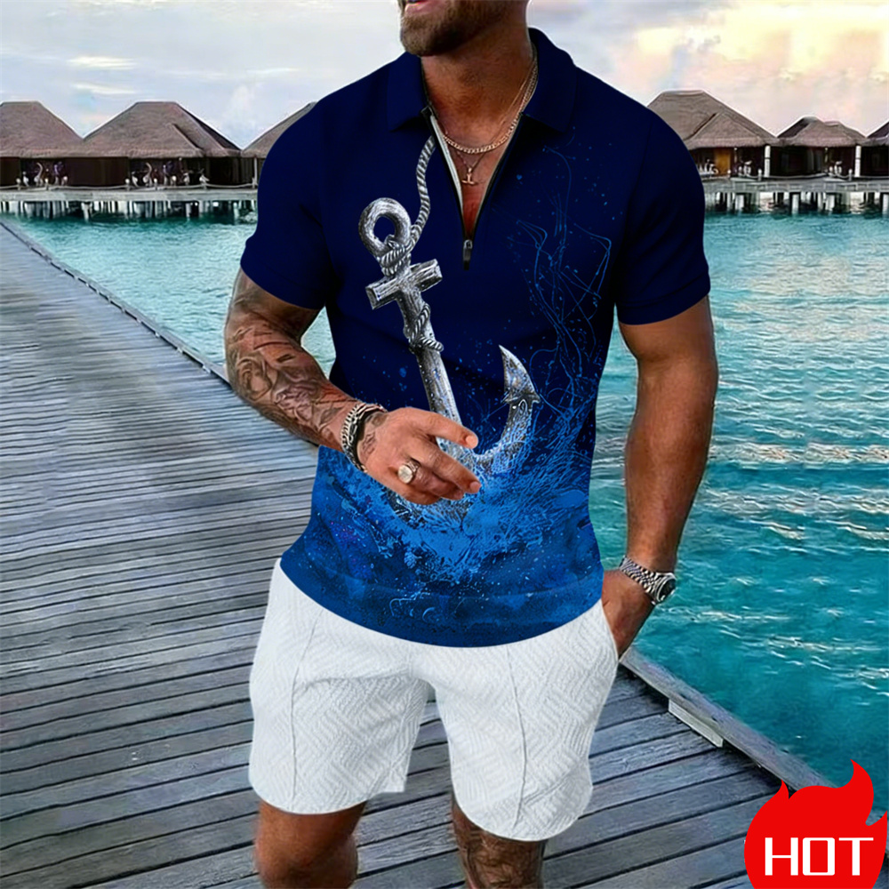 Summer man polo shirt set Vint - Summer Clothing Vacation recension och pris