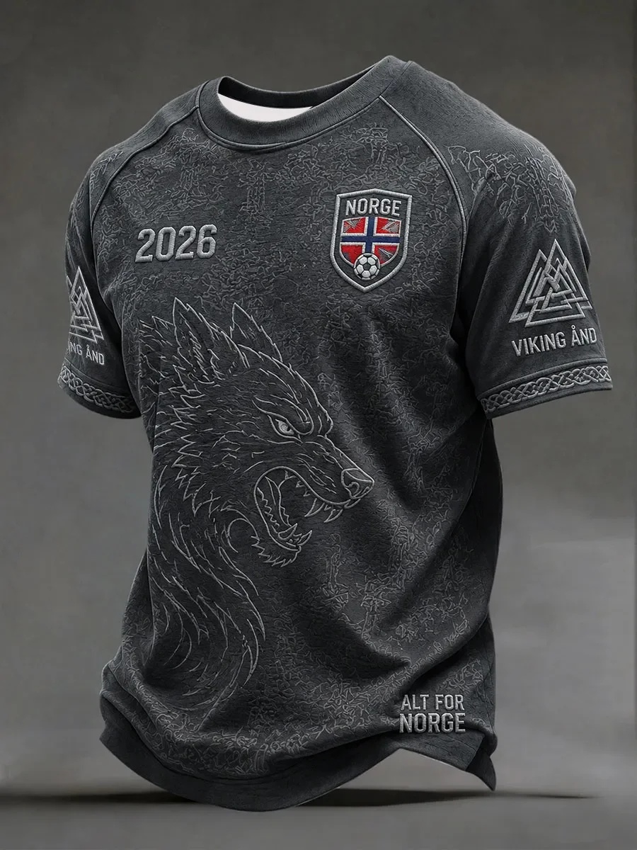 2026 Summer Men Norway Norge V - Summer Viking Clothing recension och pris