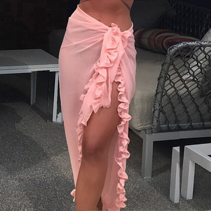 Women Sexy Sheer Bikini Cover  - Sarong Pareo Wrap recension och pris