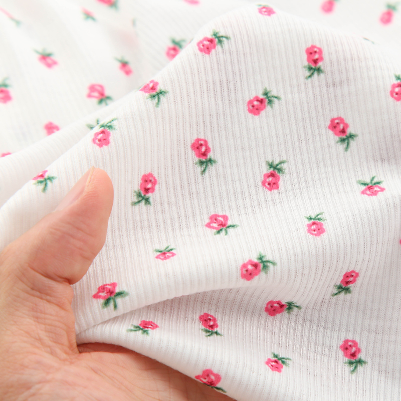 45x140cm Elastic 2X2 Knitted R - Summer Clothing Material recension och pris