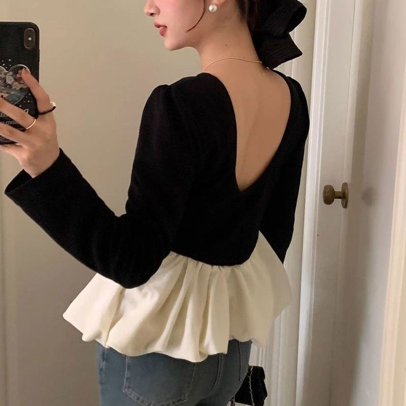 O-Neck Sexy Elegant Backless B - Summer Clothing Colors recension och pris