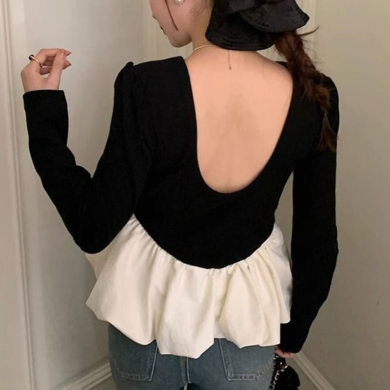 O-Neck Sexy Elegant Backless B - Summer Clothing Colors recension och pris