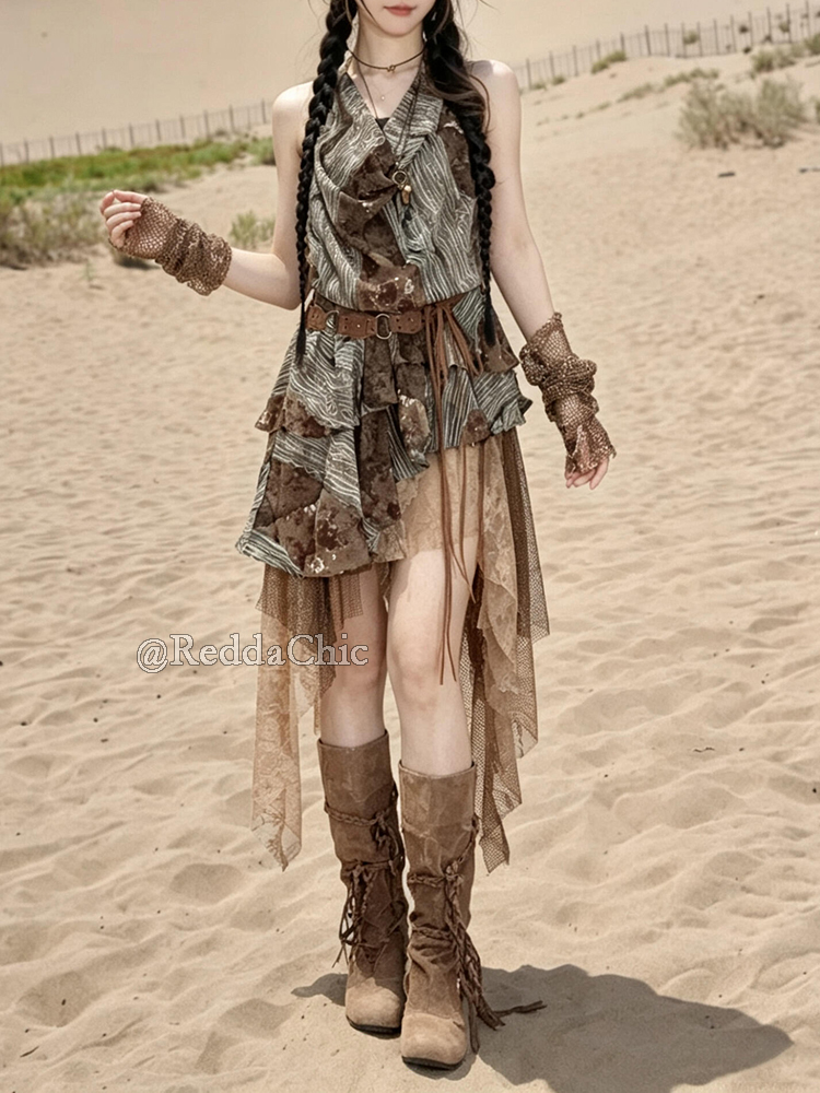 ReddaChic Retro Boho Irregular - Summer Clothing Clearance recension och pris